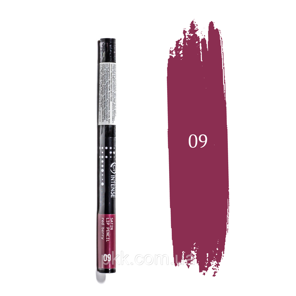 Олівець для губ механічний Colour Intense Satin Lip Pencil № 09 Red berry Червоно-рожевий CI 4080 фото