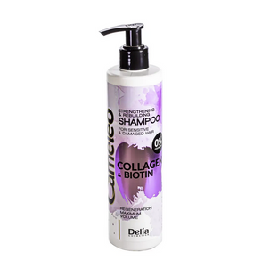 Шампунь для зміцнення волосся Delia Cosmetics Cameleo Collagen And Biotin Shampoo 250 мл 6155 DC фото