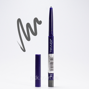 Олівець механічний з точилкою для очей Jovial Luxe ML-73 (ML-120) № 34 Gray Сірий JL ML-120 eye фото