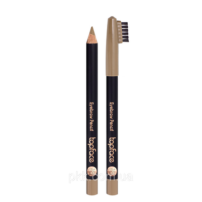 Олівець для брів TopFace Eyebrow Pencil № 01 Світло-коричневий PT611 фото