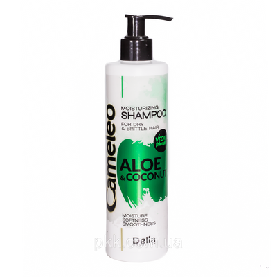 Шампунь для волосся Delia Cosmetics Cameleo Aloe & Coconut Shampoo зволожуючий 250 мл 6187 DC фото