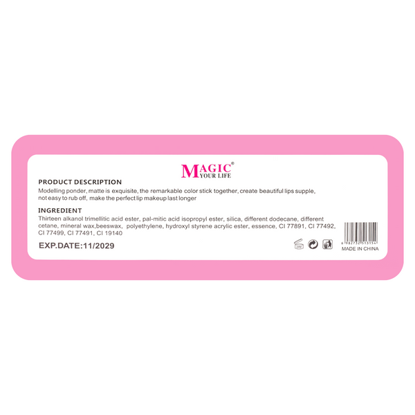 Блиск для губ проявний Magic Your Life LC989 (6 шт. в асортименті) LC989 фото
