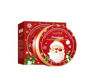 Патчі під очі Sadoer Christmas з колагеном та гранатом 60 шт SD99884 фото