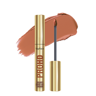 Помада для губ рідка матова topface PROHD Velvet Kiss (PT212), 3 г, 001 Cloudy Nude Рожево-коричнева PT212 фото