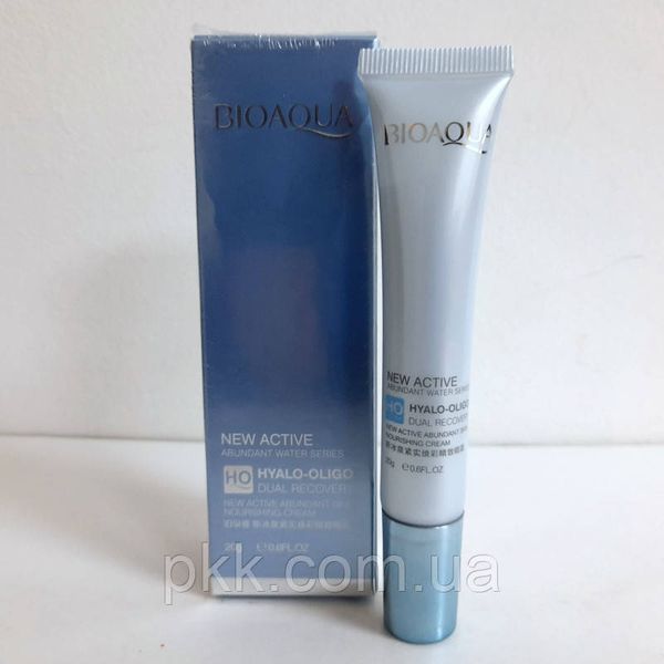 Крем для век с олигомером гиалуроновой кислоты Bioaqua Hyalo-Oligo Dual Recovery Eye Cream 20 мл BQY01130 фото