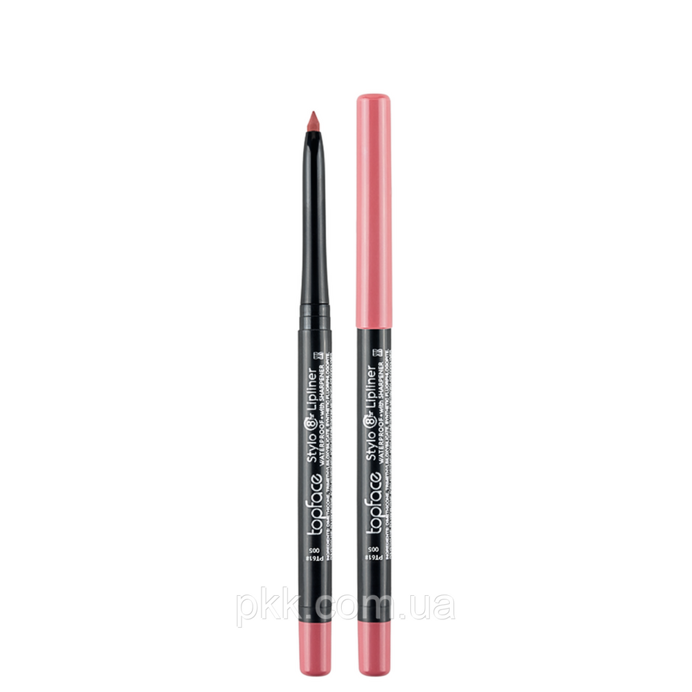 Олівець для губ водостійкий topface Stylo Lipliner матовий № 005 Ніжно-рожевий (PT618) PT618 фото