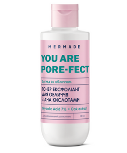 Тонер эксфолиант для лица с АНА кислотами Mermade Glycolic Acid 7% & Oak Extract, 150 мл