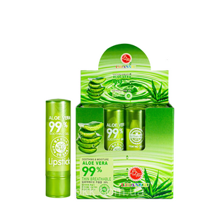 Гігієнічна помада проявна з алое Li Dan Xiu Aloe Vera 99% набор 12 шт 3301 фото