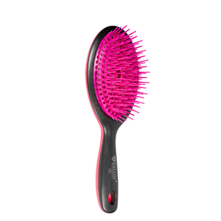 Расчёска для волос продувная Salon Professional массажная 8H60 Розовая 8H60 фото