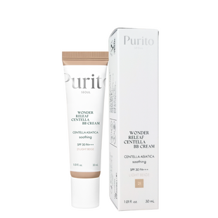 ВВ крем для обличчя з екстрактом центели Purito Cica Clearing BB Cream 30 мл, 21 Light Beige P 9587 фото
