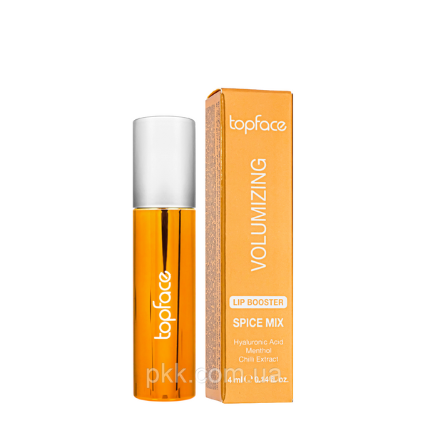 Бустер для увеличения объема губ TopFace Volumizing Lip Booster, 01 Spice Mix PT210 фото