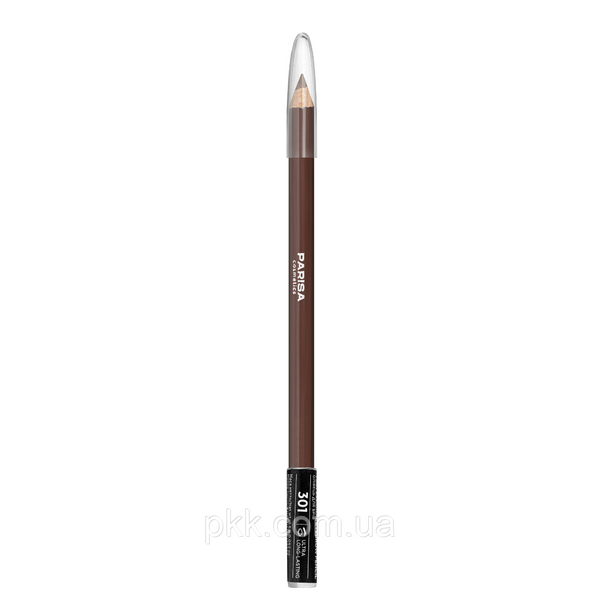 Олівець для брів Parisa Cosmetics Eyebrow Pencil № 301 Темно-коричневий KbrPar фото