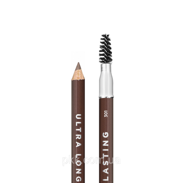 Олівець для брів Parisa Cosmetics Eyebrow Pencil № 301 Темно-коричневий KbrPar фото