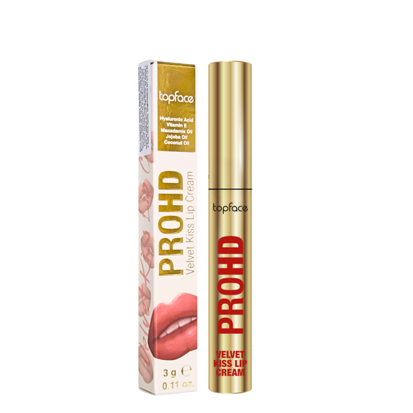 Помада для губ жидкая матовая topface PROHD Velvet Kiss (PT212), 3 г, 001 Cloudy Nude Розово-коричневая PT212 фото