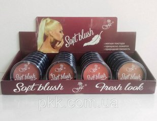 Набір рум' ян для обличчя компактних FFleur Soft Blush Blush B-819 № 01 Темно-рожевий FF В-819 фото