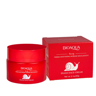 Крем для обличчя Bioaqua Snails Face Cream зміцнювальний з муцином равлика 50 мл BQY50397 фото