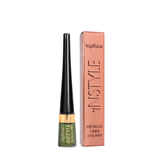 Подводка для глаз цветная TopFace Instyle Metallic Eyeliner РТ554 № 6 Светло-зелёная PT554 фото