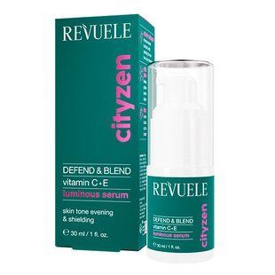 Сыворотка для сияния кожи лица Revuele Cityzen Defend & Blend , 30 мл 5061076240566 фото