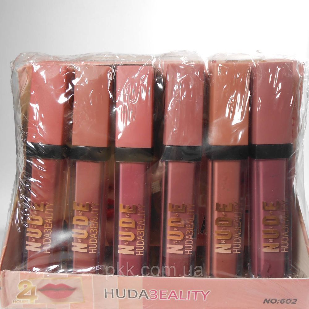 Помада для губ NUDE New Lip Gloss рідка матова 602 NUDE 602 фото