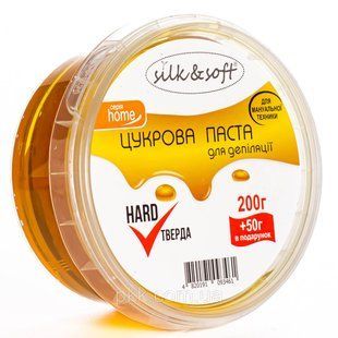Сахарная паста для депиляции Silk & Soft в домашних условиях мануальная 250 г № 02 Твердая SS 2322 фото