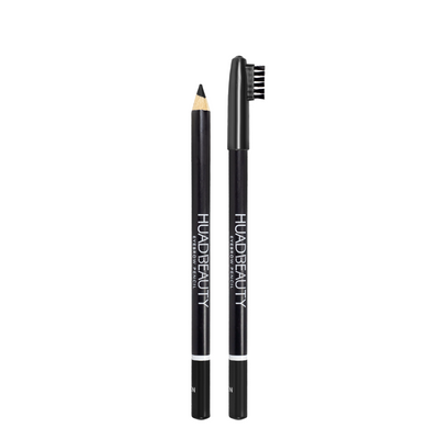 Олівець для брів водостійкий Huda Beauty зі щіткою, Чорний HB 11099 фото
