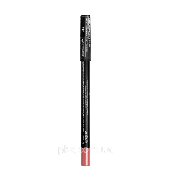Карандаш для губ Parisa Cosmetics гелевый № 712 Персиковый EP-7273 фото