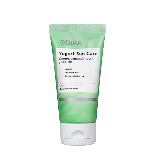 Сонцезахисний крем для обличчя Soika Yogurt Sun Care SPF 30 на щодень 50 мл SK 10037 фото