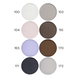 Одинарные тени для век Quiz Color Focus матовые и перламутровые, 170 matte шоколад QZ 8346 фото 5