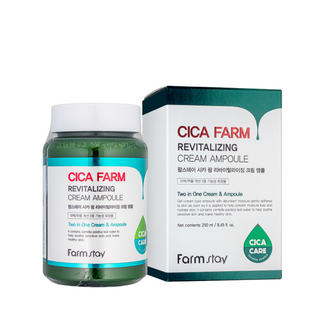 Крем для лица восстанавливающий ампульный FarmStay Cica Farm Revitalizing Cream Ampoule с центеллой 250 мл FS10581 фото