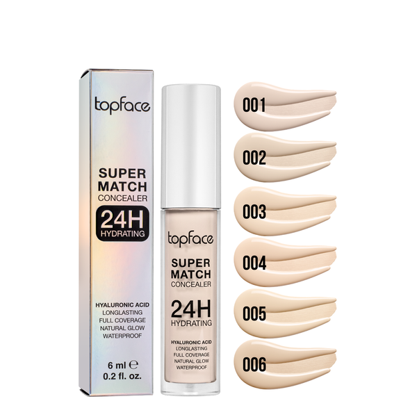 Консилер для лица toface Super Match Concealer 24H, 001 Light natural/Светлый натуральный PT474 фото