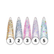 Гель-лак с глиттером для маникюра YouPOSH Glitter Color профессиональный 5 мл, 01 Золотистий YP 9637 фото 3