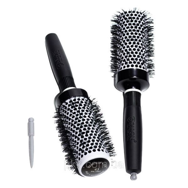 Брашинг керамічний круглий термостійкий Salon Professional Ceramic & Ionic 43 мм N-12-3SL фото