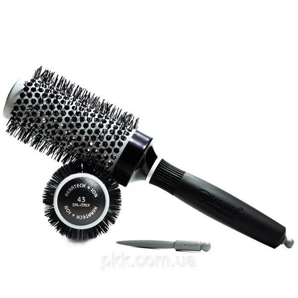 Брашинг керамічний круглий термостійкий Salon Professional Ceramic & Ionic 43 мм N-12-3SL фото