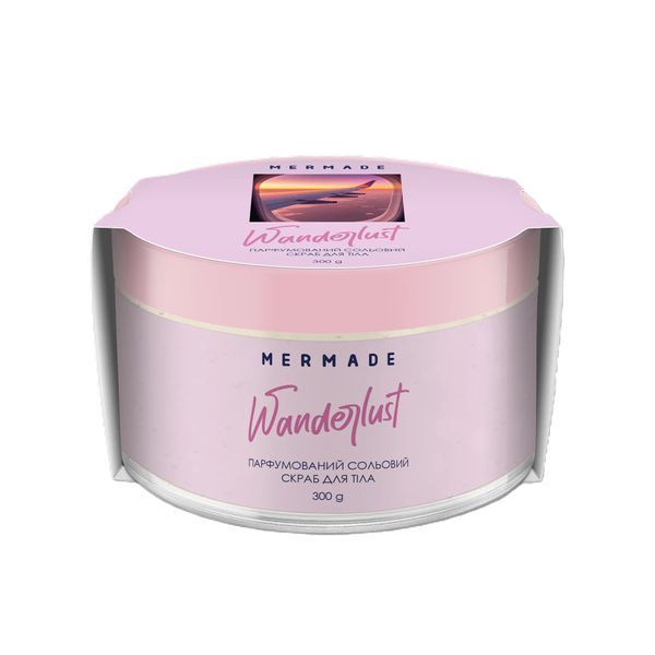 Скраб для тіла сольовий парфумований Mermade Wanderlust 300 г MRPS003 фото