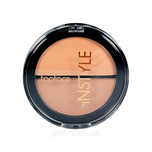 Рум'яна для обличчя TopFace Instyle Blush On подвійні РТ353 № 01 PT353 фото