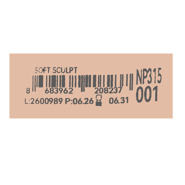 Бальзам-стік для контурингу обличчя Neverti (NP315), 001 Soft Sculpt Холодний бежевий NP315 фото