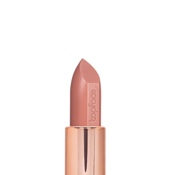 Помада для губ кремовая TopFace Creamy Lipstick Instyle, 001 Cashmere Розово-персиковая PT156 фото