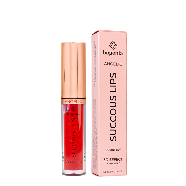 Помада для губ жидкая Bogenia Angelic 3D Effect с витамином E BG711, 005 Courtesy BG711 фото
