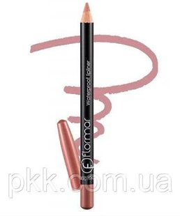 Олівець для губ водостійкий Flormar Waterpoof Lipliner № 201 Natural Nude Нюдовий FM 4049 фото