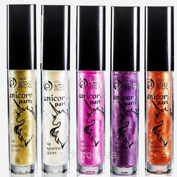 Блиск для губ голографік Colour Intense Unicorn Party Sparkle LG131-S № 03 Прозорий із рожевим шиммером СI LG131-S фото