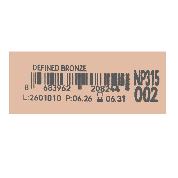 Бальзам-стік для контурингу обличчя Neverti (NP315), 002 Defend Bronze, бронзовий NP315 фото