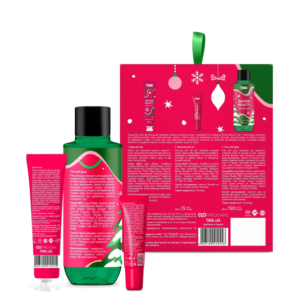 Подарочный набор косметики для женщин Tink Winter Beauty, 3 продукта 4823109412446 фото