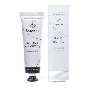 Крем для рук та нігтів живильний Bogenia Glove Crystal Mineral Oil Complex 30 мл BG401(03) фото