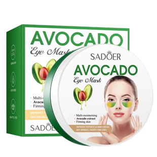 Патчі для шкіри навколо очей зволожувальні Sadoer Avocado Eye Mask, 60 шт SD95275 фото