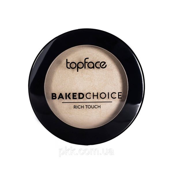 Пудра для лица запеченная TopFace Baked Choice PT701 № 001 Natural Натуральный PT701 фото