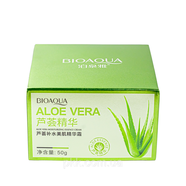 Крем для обличчя зволожуючий BIOAQUA Aloe Vera 50 мл BQY93535 фото