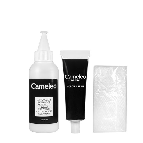 Фарба для волосся, бороди та вусів Delia Cosmetics Cameleo Men, 30 мл, Чорна 4059 DC фото