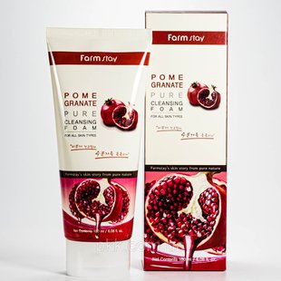 Пінка для вмивання з гранатовим екстрактом Farmstay Pomegranate Pure Cleansing Foam 180 мл FS 5731 фото