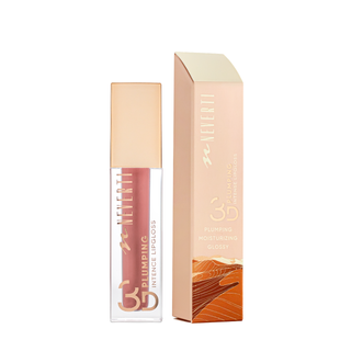 Блиск для губ Neverti 3D Plumping Intense Lipgloss зволожуючий (NP800), R09 Dose of Chocolate Світло-коричневий NP800 фото