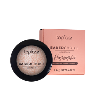 Хайлайтер для обличчя запечений TopFace Baked Choice Rich Touch Highlighter PT702 № 101 Бежевий світлий PT702 фото